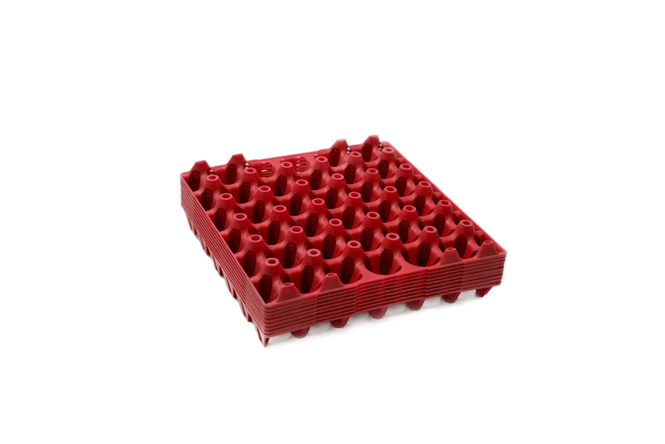 Plastic Egg Tray-red